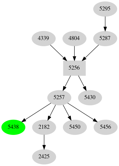 Dependency graph